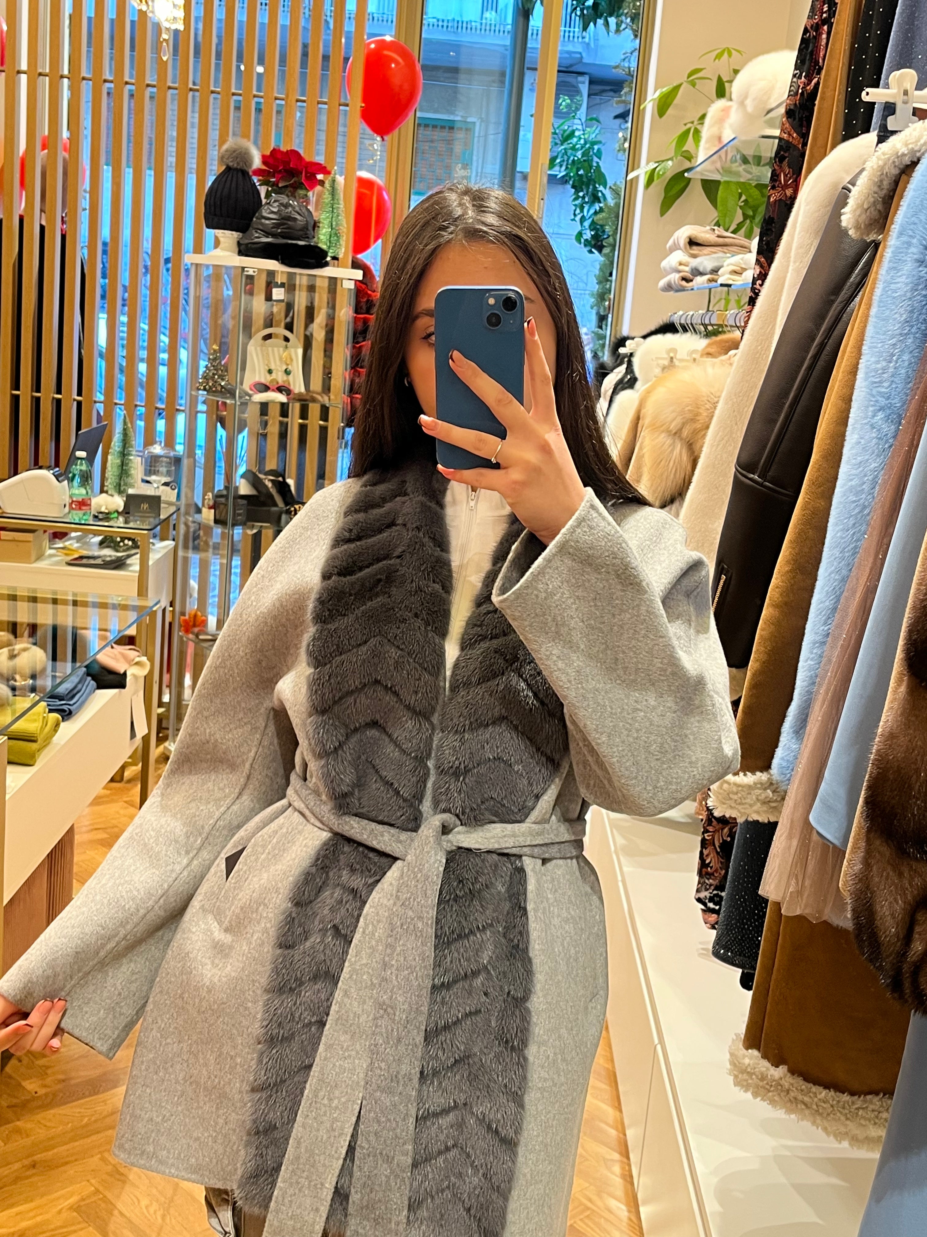 Cappottino cashmere & visone