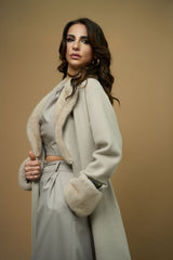 Cappotto cashmere & visone