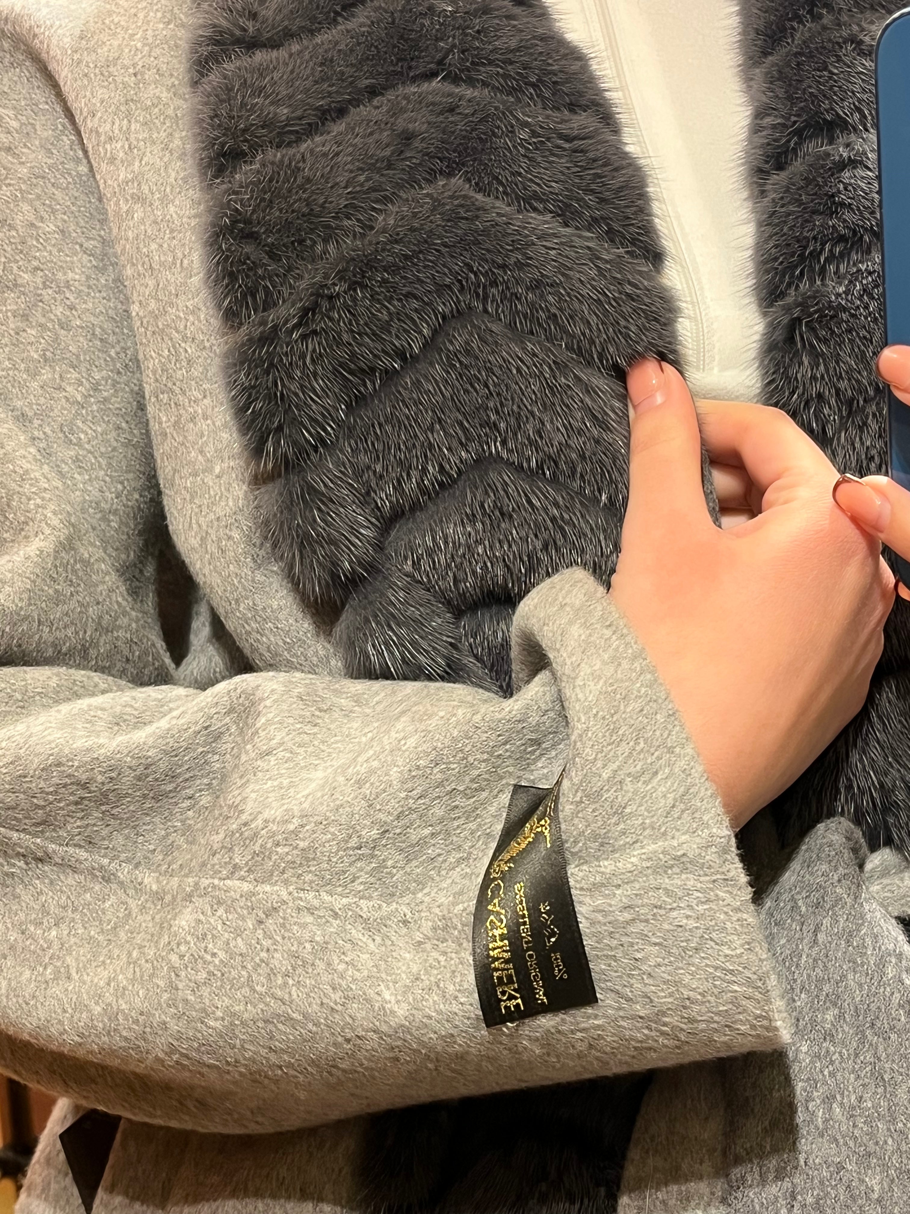 Cappottino cashmere & visone